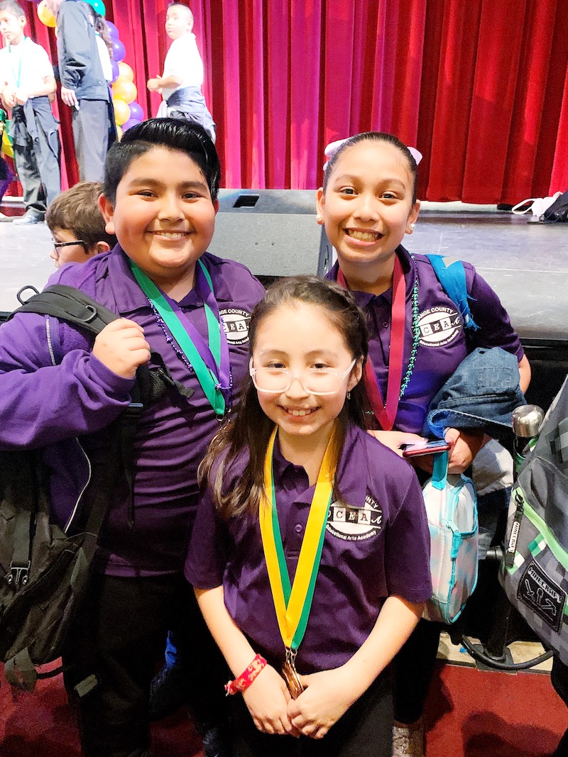 OCEAA students place first in  Santa Ana Unified Mardi Gras Speech and Debate Tournament